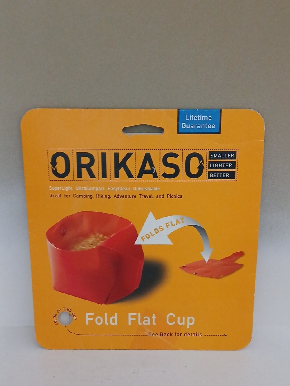 Orikaso Kids Fold Flat Cup - Picture 1 of 2